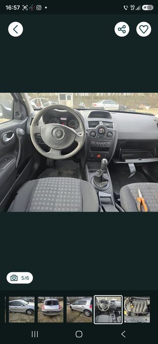 Piese auto Renault Megane 2 1.6 16v 2008