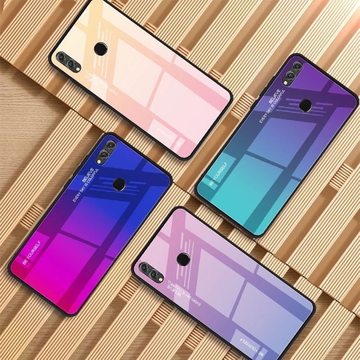 Husa Gradient din sticla pentru Huawei Y6 2019 , Y6s