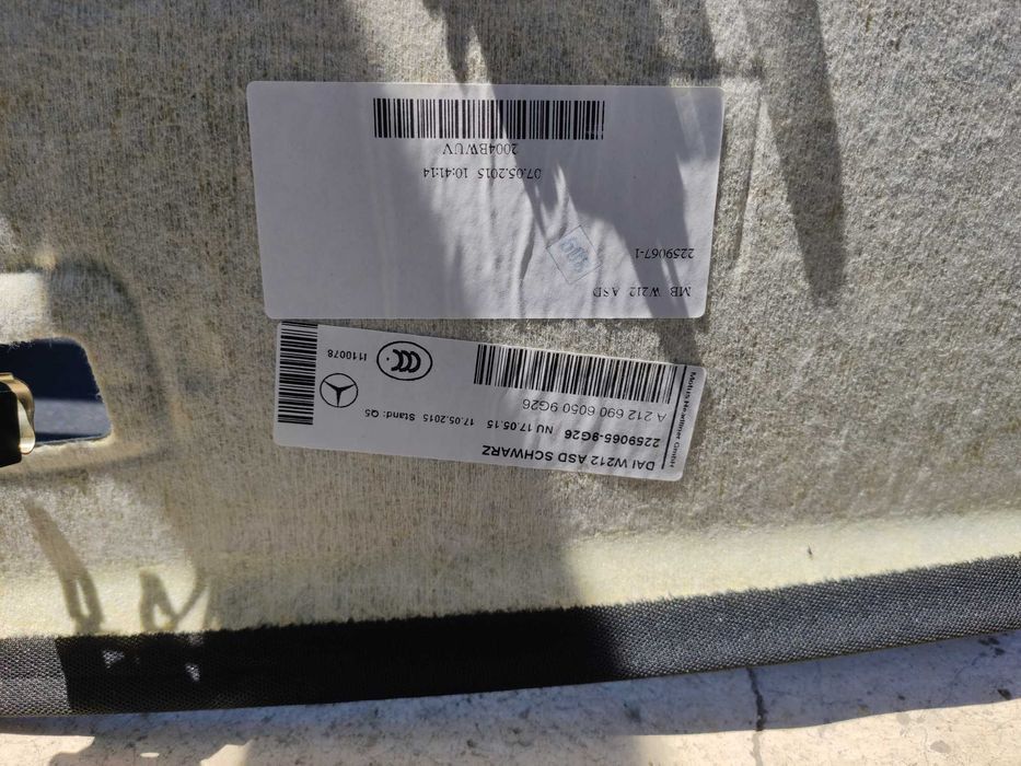 Черен таван Mercedes W212 C204 FACE с панорама Мерцедес Е и Ц класа