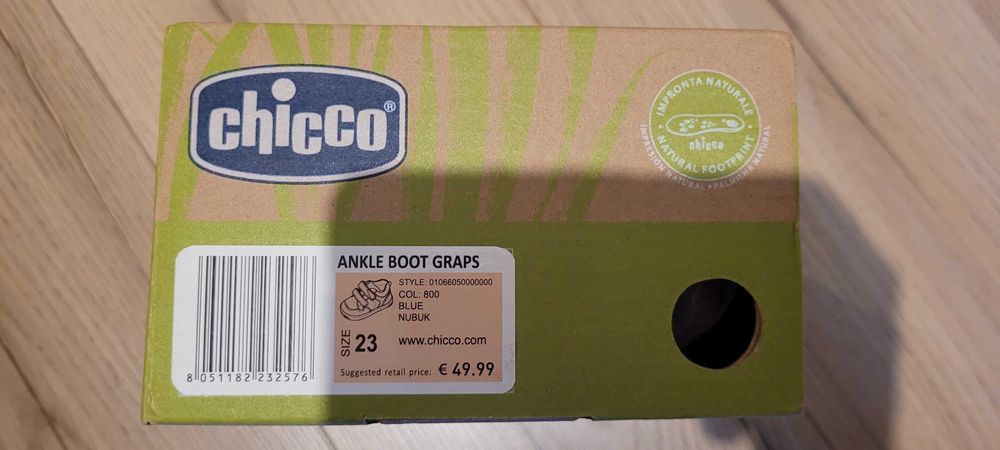 Ghete impermeabile CHICCO GRAPS marimea 23 din piele