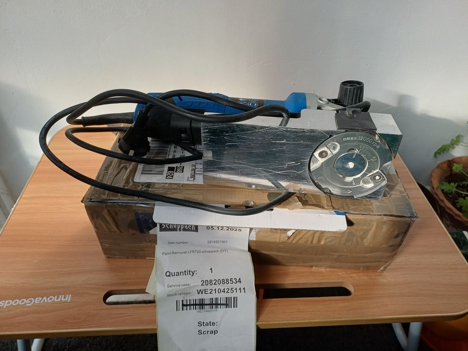 Електрически скрепер за боя / Машина за сваляне на боя LFR720