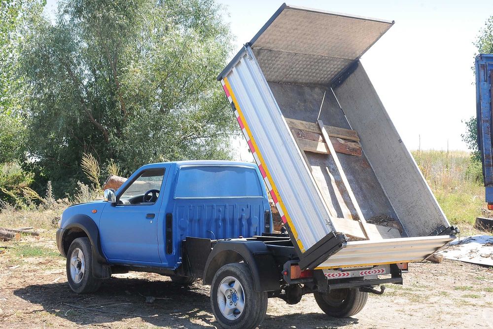 NISSAN Navara D22 Basculabil 2004 camioneta N1 2 locuri+bena basculabila 2.5D Turbo 150 CP E4 4x4 mic/mare, proprietar ofer fiscal 14.500 €