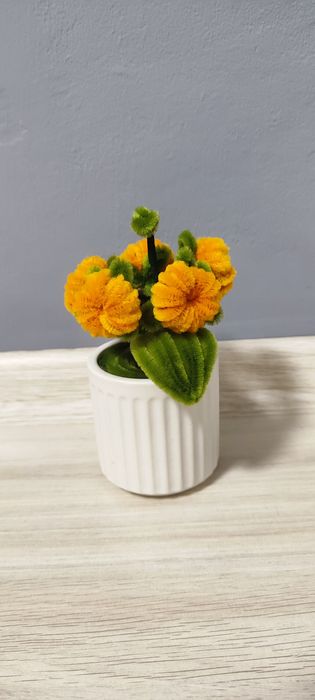 Пухкави цветя ръчна изработка! Слънчоглед и др.