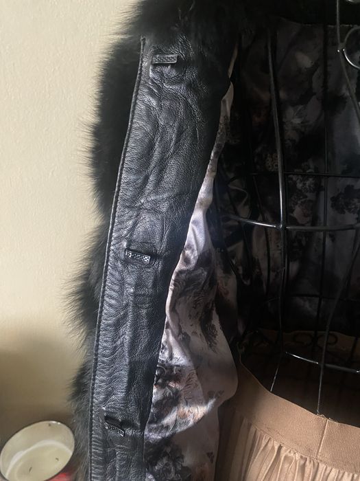 Haina din Blana Naturala de Vulpe – marime L