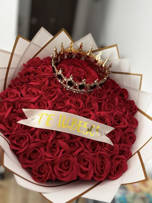 Buchete de flori din sapun personalizate