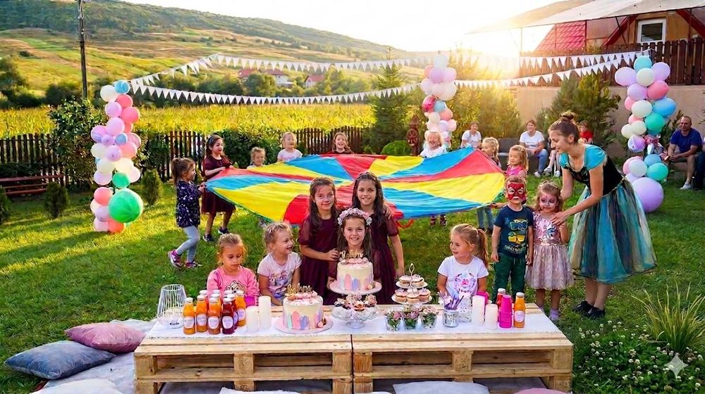 Închiriere grădină în aer liber pentru evenimente în familie