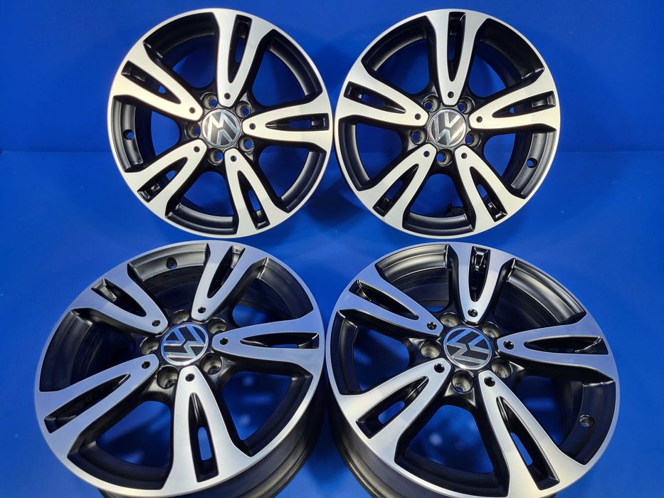 Jante bicolore 5x112 R16 pt Vw Golf 5-6-7, Jetta, Touran, T-Roc etc