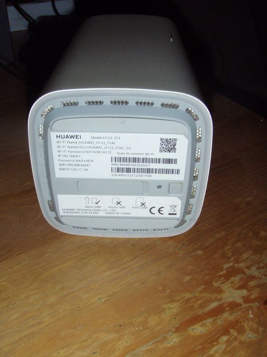 Router 5G Huawei H122-373, functional in orice retea