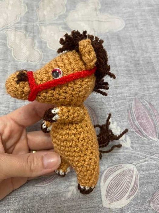 Лошадь Вязаная игрушка
