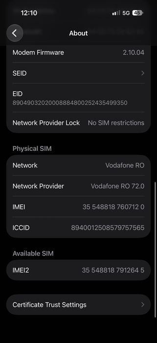 iPhone 17 Pro Stare excelentă