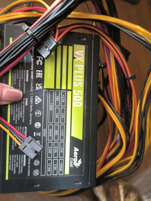 Продам блок питания VX Plus 500