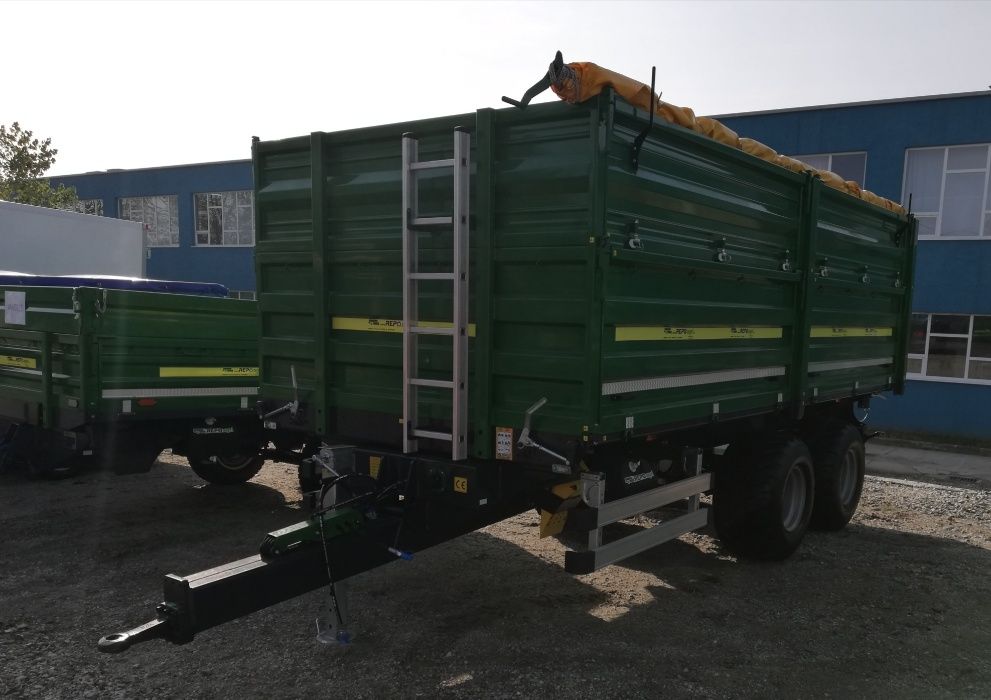 Remorca basculabila 14t (noua) ,ax tandem FABRICATA IN ROMANIA