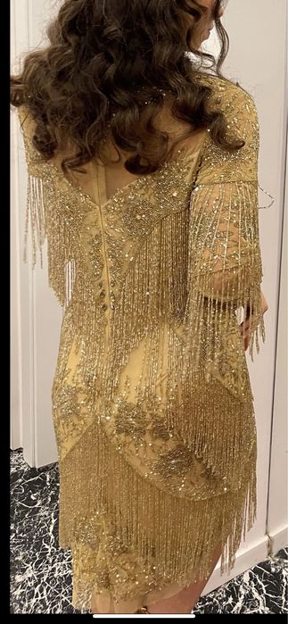 Rochie de lux cusută manual