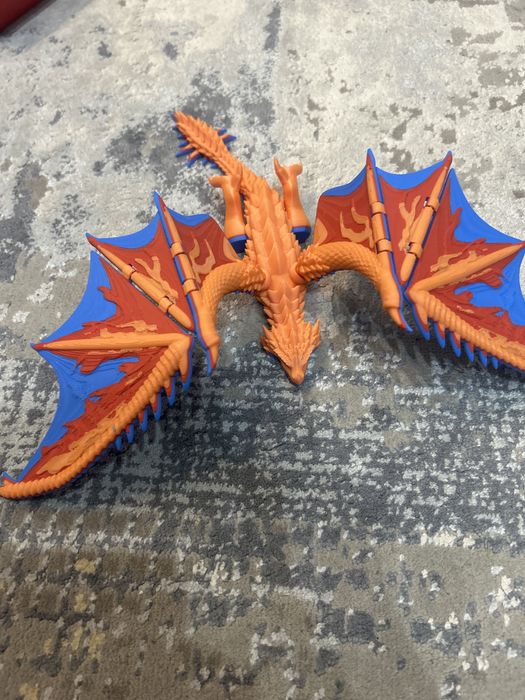 3д флекси игрушка дракона