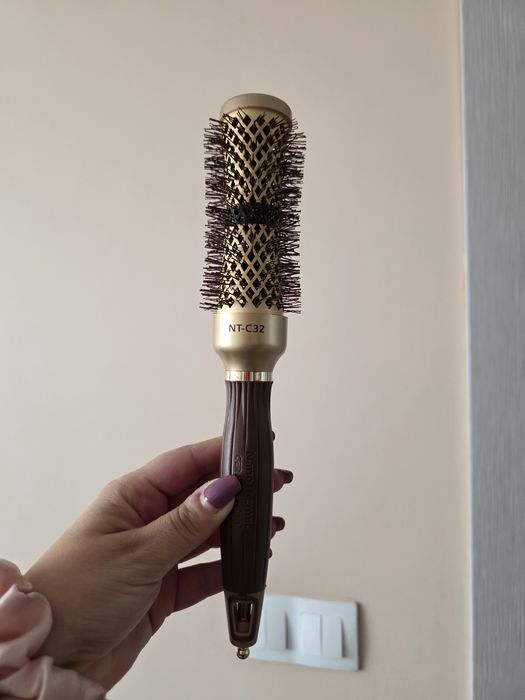 Парфюм за коса Alfaparf, термозащита Nuggela&Sue,четка Olivia Garden