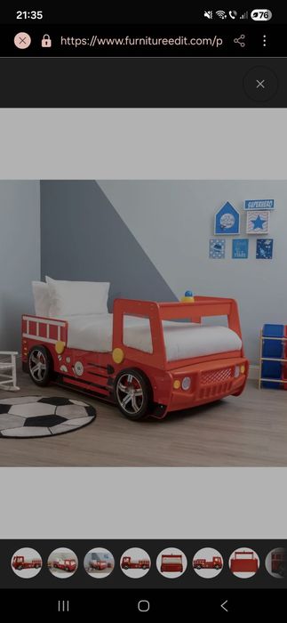 Pat in forma de masina de pompieri