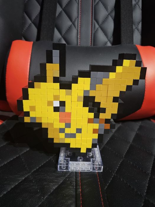 Pokemon pikachu pixel art mega (tip lego)