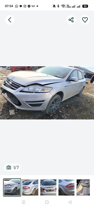 Piese motor cutie ambreaj abs ușa haion egr Ford Mondeo 2.0d mk4 2010