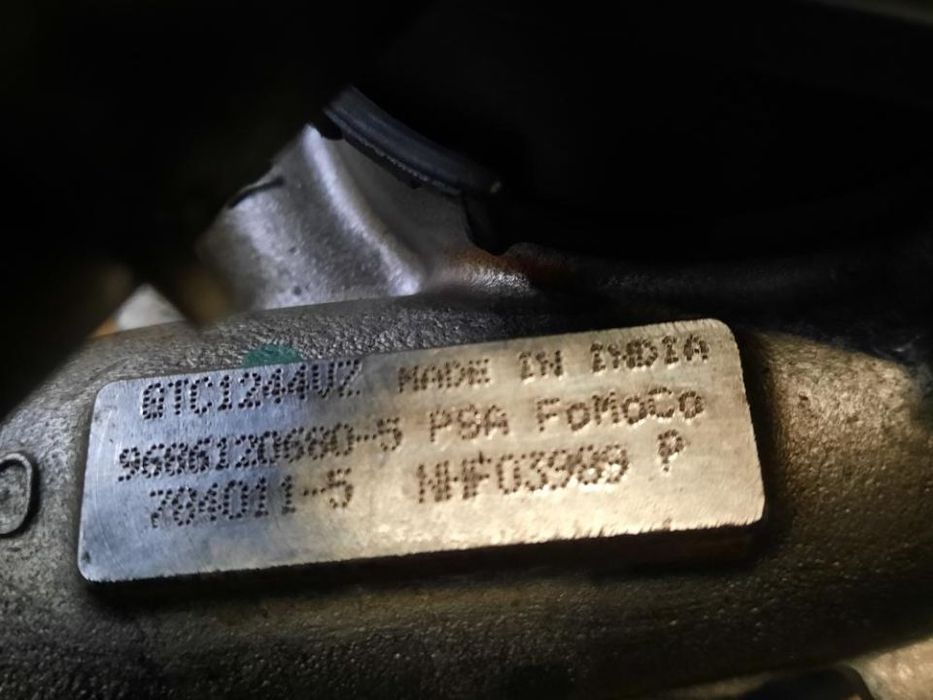 turbina turbosuflanta turbo ford 1.6tdci t1da t1db euro5  peugeot citr