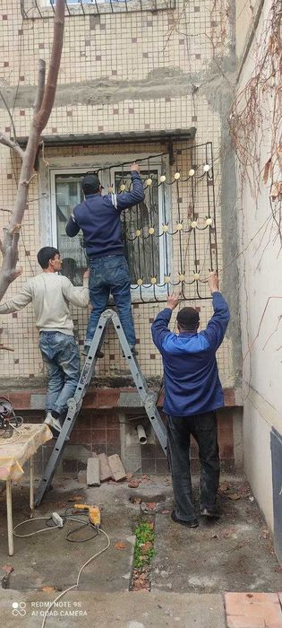 Метал. РЕШЁТКИ на Окна. Козырьки, перила. Rishotka