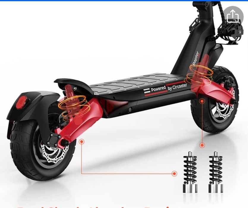 Trotineta electrica pliabila CIRCOOTER M2, anvelopa off-road 10 inch