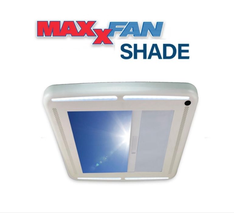 Trapa MaxxFan Deluxe cu ventilator 12V pt rulota, autorulota, camper