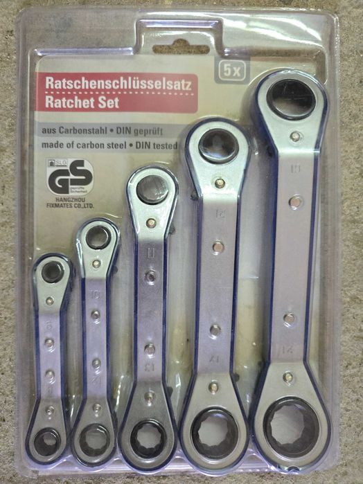 Set chei inelare drepte  cu clichet