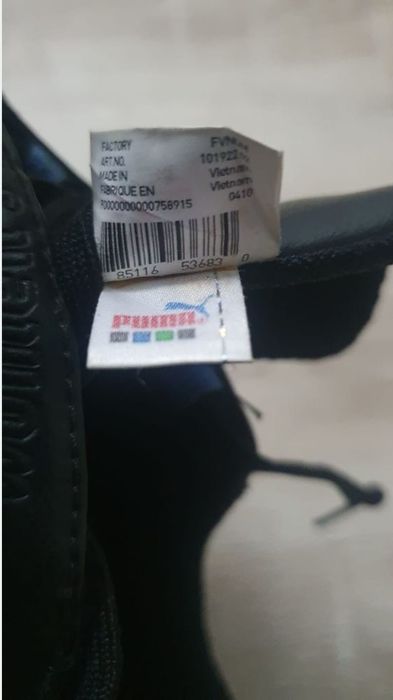 Ghete cu crampoane Puma Powercat 2.10 din piele naturala de vitel