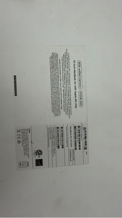 Apple macbook air 15 дюймов 2023год
