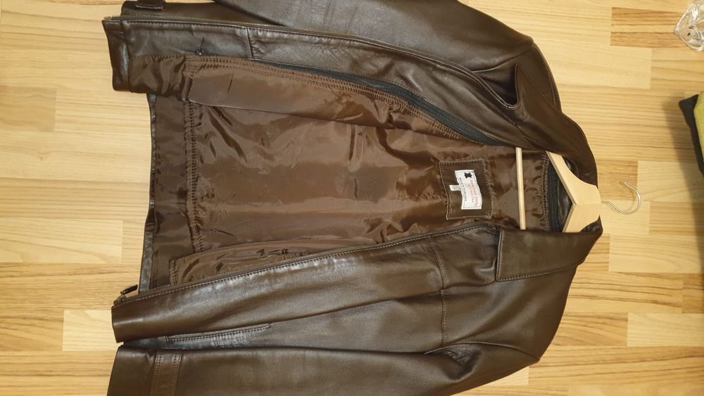 Haină din piele fabricata in romania masura 52
