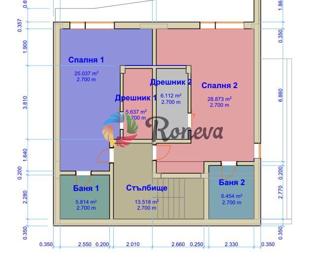 Къща в Варна-м-т Сотира площ 515 цена 850000