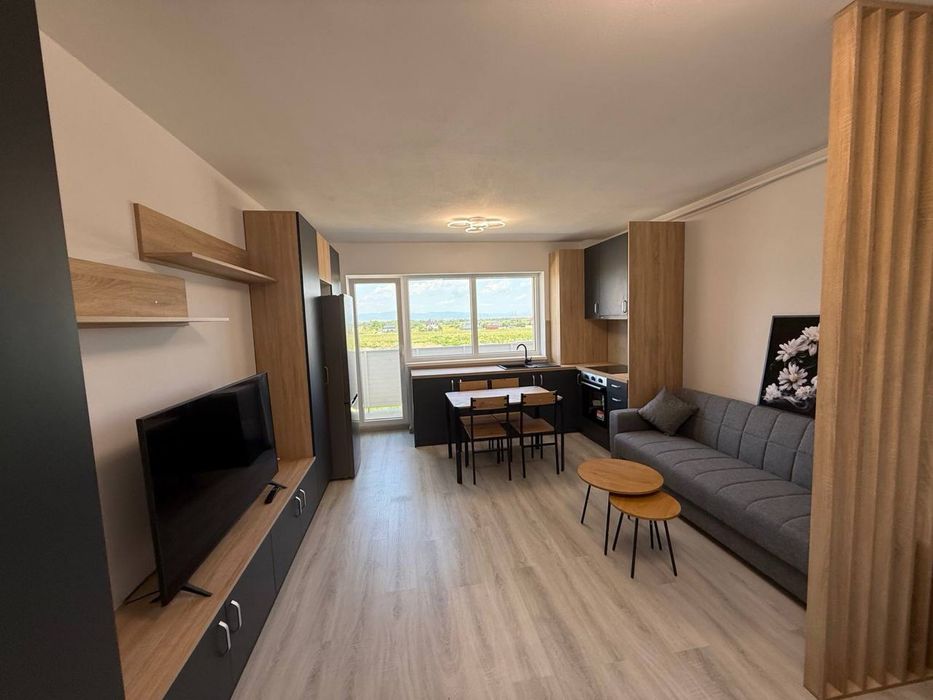 Garsonieră nouă | Prima închiriere | Parcare | Balcon | Complet utilată