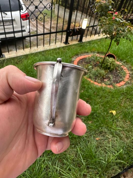 Сребърна чаша 925 проба. За вода