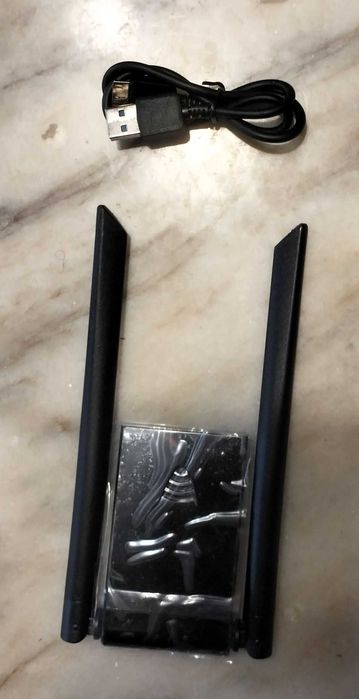Dual band high power wireless / 2.4ghz и 5ghz / wifi usb 3.0 adapter с две антени