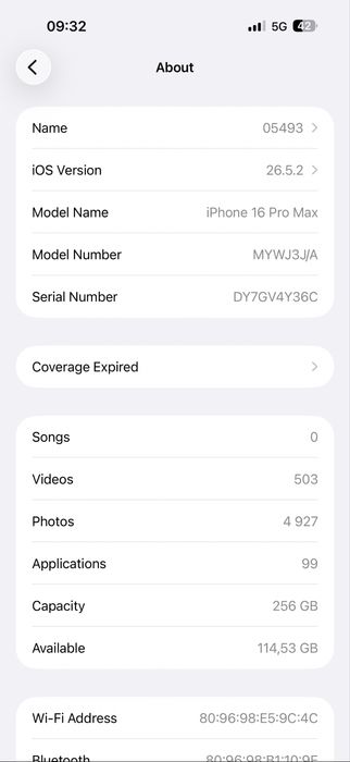 Iphone 16 pro max sotiladi 256 gb 89%