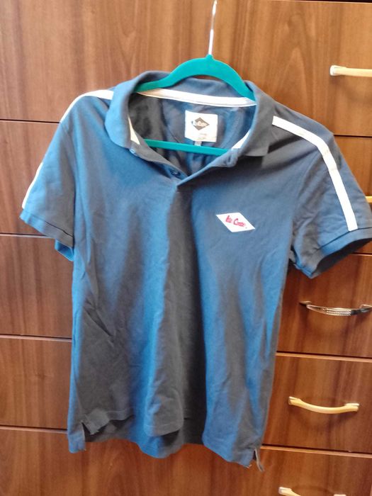 Tricou polo albastru Lee Cooper S/M