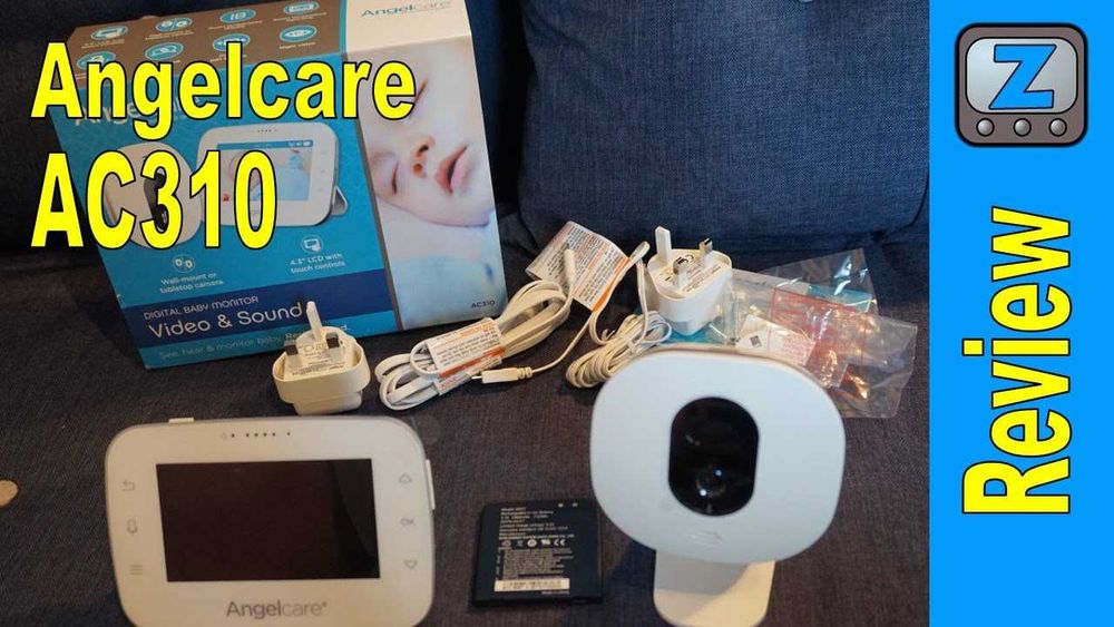 Бебефон Angelcare 4.1 инча AC310, Звук и Движение , 2-Посочен Разговор