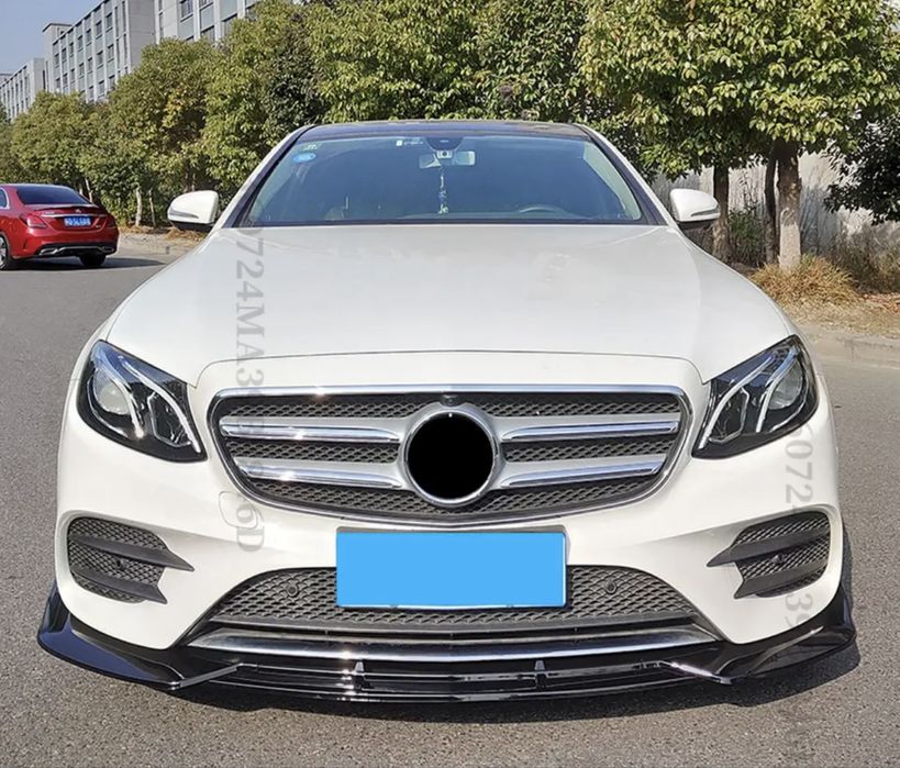 Сплиттер передний на Mercedes E W213 AMG тюнинг