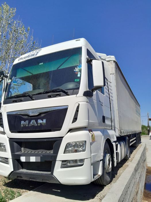 Man тягач с прицепом