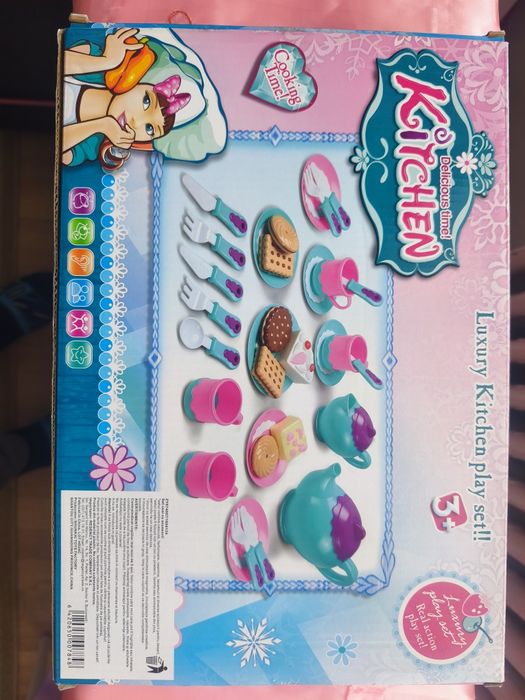 Set jucării bucătărie/ceai copii - Luxury Kitchen Play Set - NOU