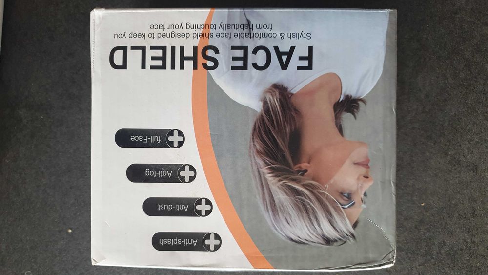 Face shield ochelari full face anti dust, anti fog, anti-splash, noi