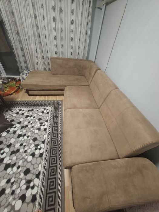 Ъглов диван разтегателен