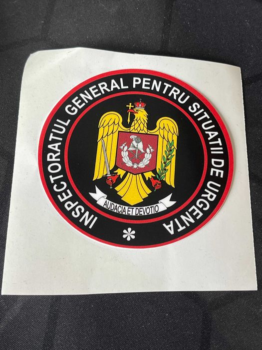 sticker parbriz pompieri