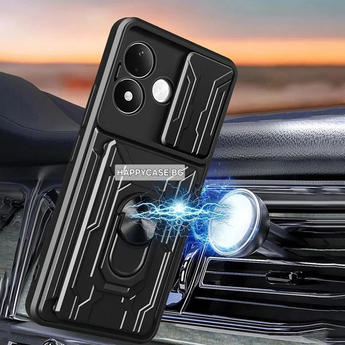 Xiaomi Redmi Note 17 Pro Max 5G / Redmi Note 17 Pro 5G / RING CARD SLOT Удароустойчив кейс със слот за карта