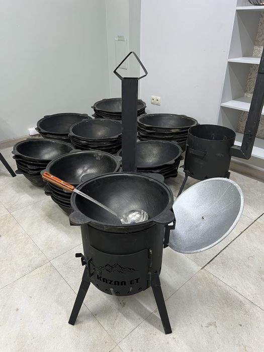 Казан Чугунный Ошак Печь