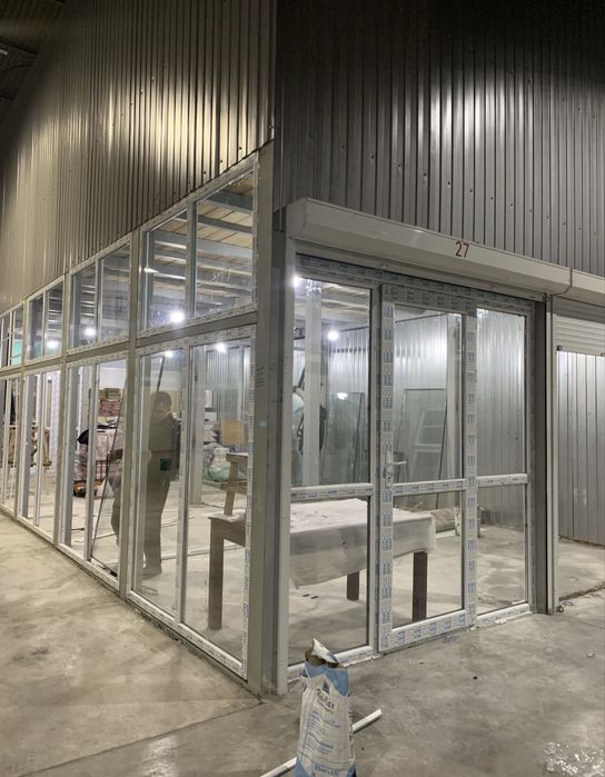 Витражи, перегородки, двери под ключ