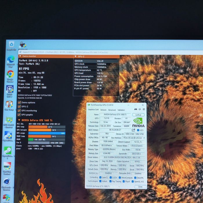 vand placa video gtx 1660ti 6gb gddr6 full box la cutie impecabila