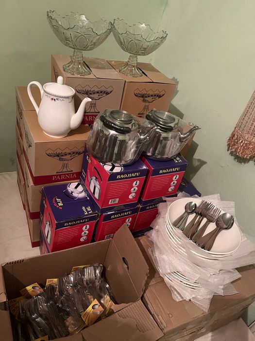 Казан ошак, титан, прокат посуда, столы-стулья