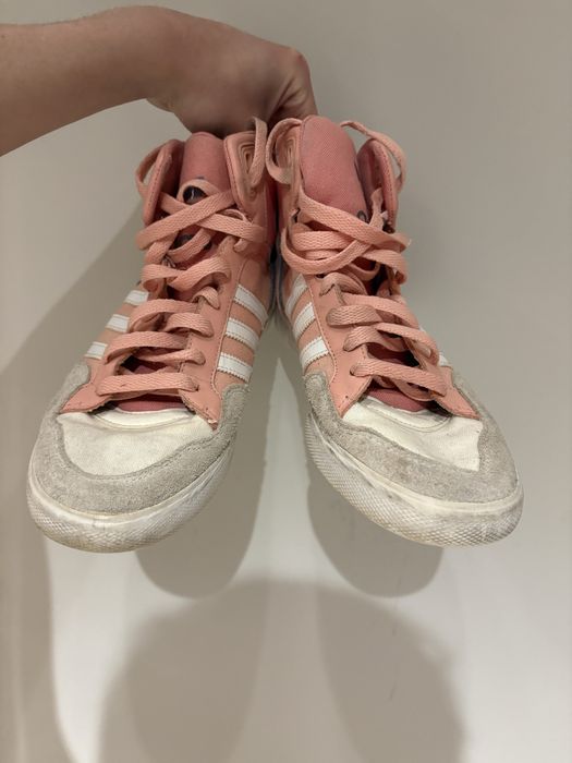 кросы adidas extaball pink