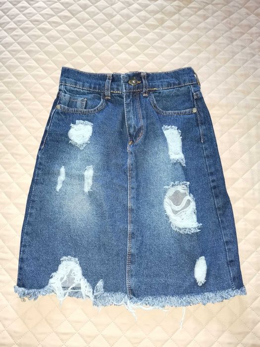 Нова дънкова пола